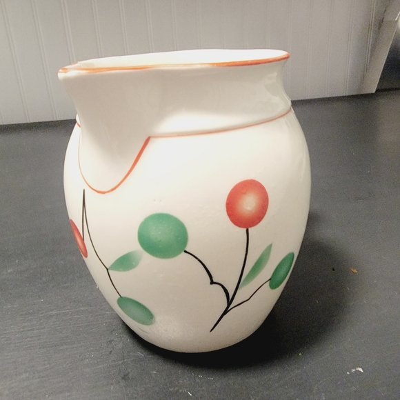 Vintage Hand Painted Czechoslovakia Milk‎ Pitcher - Picture 3 of 6